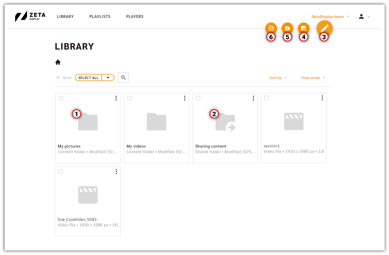 Library Zetadisplay Engage
